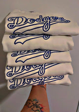 Dodgers Embroidered Crewneck