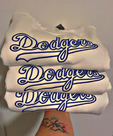 Dodgers Embroidered Crewneck