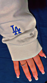 Dodgers Embroidered Crewneck