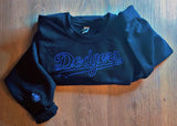 Dodgers Embroidered Crewneck