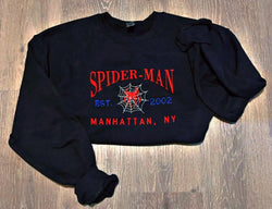 Spidey Embroidered Crewneck Sweater